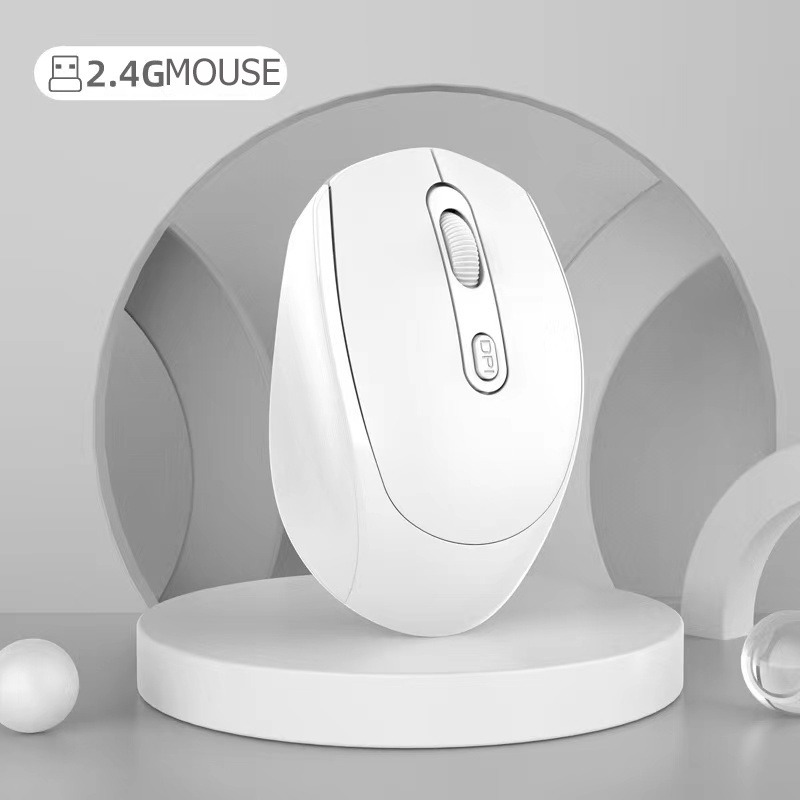 Wireless Mouse เมาส์ไร้สาย แบบชาร์จแบต เมาส์ไร้เสียง รูปที่ 4