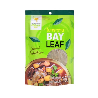 ใบกระวาน เครื่องเทศ 100% Bay Leaf 15 g (Ostrich Brand)