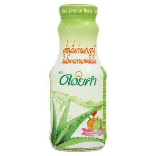 ว๊าว🍟 ดอยคำ เครื่องดื่มว่านหางจระเข้ในน้ำมะนาวผสมน้ำผึ้ง 250มล. Doi Kham, Aloe vera drink in lemon juice, 250 ml of hone