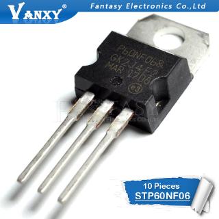 10pcs STP55NF06L STP80NF70 STP75NF75 STP60NF06 STP16NF06  TO-220 integrated circuit