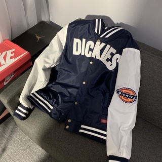 Dickies ฤดูใบไม้ร่วงและฤดูหนาวแจ็คเก็ตชายเวอร์ชั่นเกาหลีของแนวโน้มของนักเรียนสบายๆหล่อฤดูใบไม้ผลิและฤดูใบไม้ร่วงหลวมเสื้