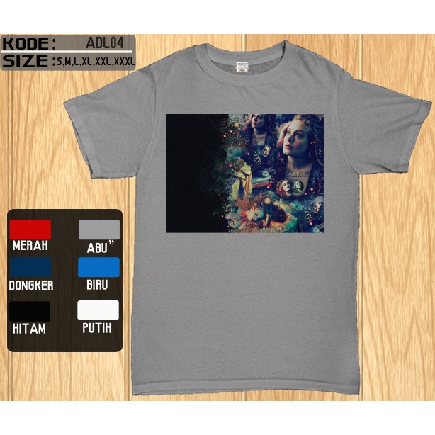 เสื้อยืดผู้ใหญ่ Adele Music 04