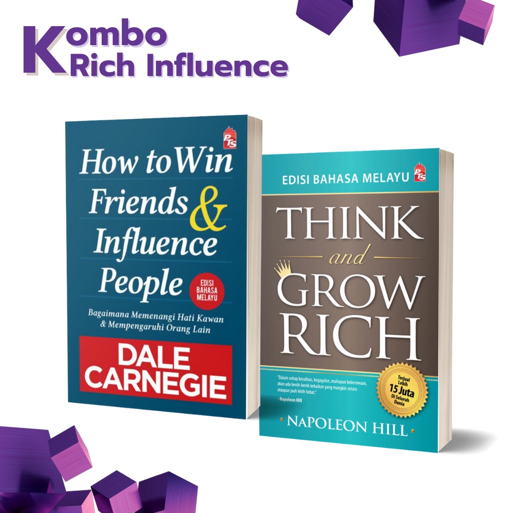 [BC] PTS How to Win Friends and Influence People & Think And Grow Rich (Bahasa Melayu) - Dale Carneg