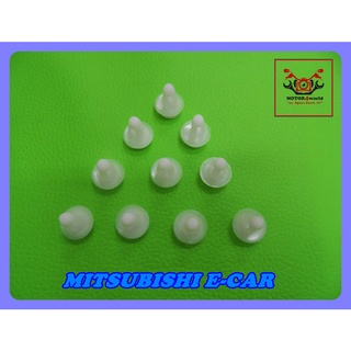 MITSUBISHI E-CAR DOOR PANEL CLIP PLASTIC "WHITE" SET (10 PCS.) // กิ๊บแผงประตู มิตซูบิชิ อี-คาร์ พลาสติก สีขาว (10 ตัว)