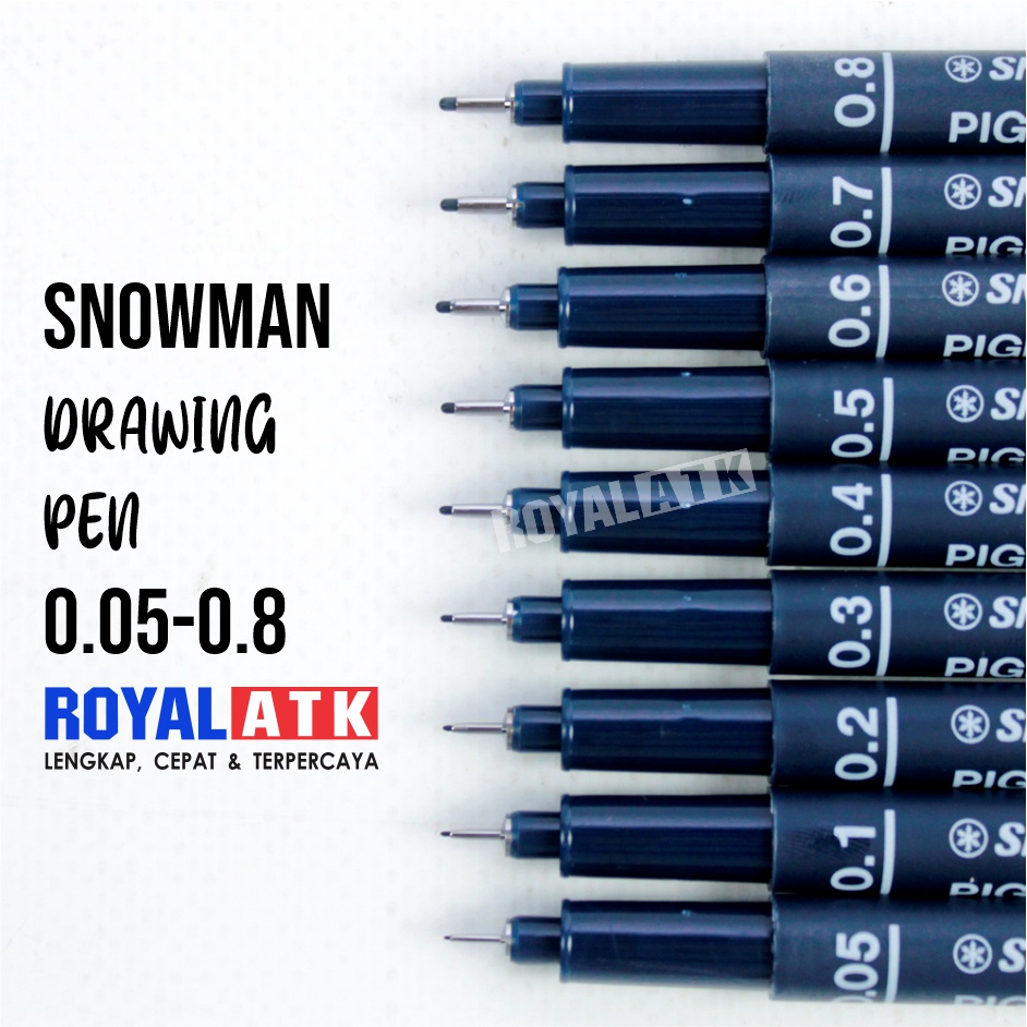 ปากกาวาดภาพ Snowman FT-700 0.05-0.8