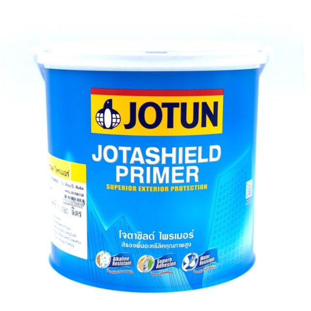 Jotun โจตัน โจตาชิลด์ ไพรเมอร์ สีรองพื้นปูนใหม่ Jotun Jotashield Primer (ขนาดแกลลอน 3.785 ลิตร)