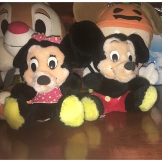 เซ็ตตุ๊กตา มิกกี้เมาส์ มินนี่เมาส์ mickey mouse minnie mouse ลิขสิทธิ์แท้