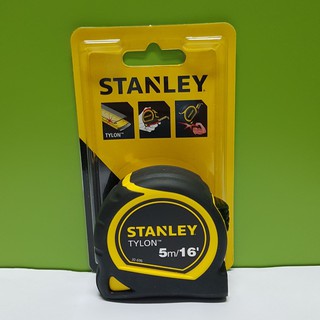 ตลับเมตรสแตนเล่ย์ Stanley 5 เมตร ของแท้ 100 % รุ่น Tylon หุ้มยาง tape measure