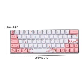 iorx oem pbt cherry blossom แป้นพิมพ์ภาษาญี่ปุ่นเกาหลี