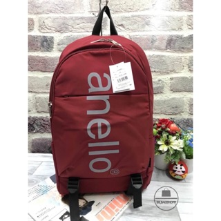 Anello Big Logo Print Daypack (Red) (Outlet)