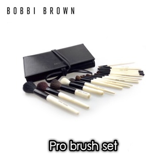 🧕🏻Bobbi Brown แท้/พร้อมส่ง เซทแปรง 18 ชิ้น พร้อมกระเป๋าหนังอย่างดี Brush set ( ขนสัตว์แท้/แปรงทำมือ )