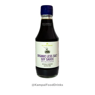 [Organic] ซอสถั่วเหลืองญี่ปุ่น ออร์แกนิค สูตรเกลือต่ำ ตราพีบีฟาร์ม | ORGANIC LESS SALT SOYSAUCE PB FARM (KETO)  200 ml.