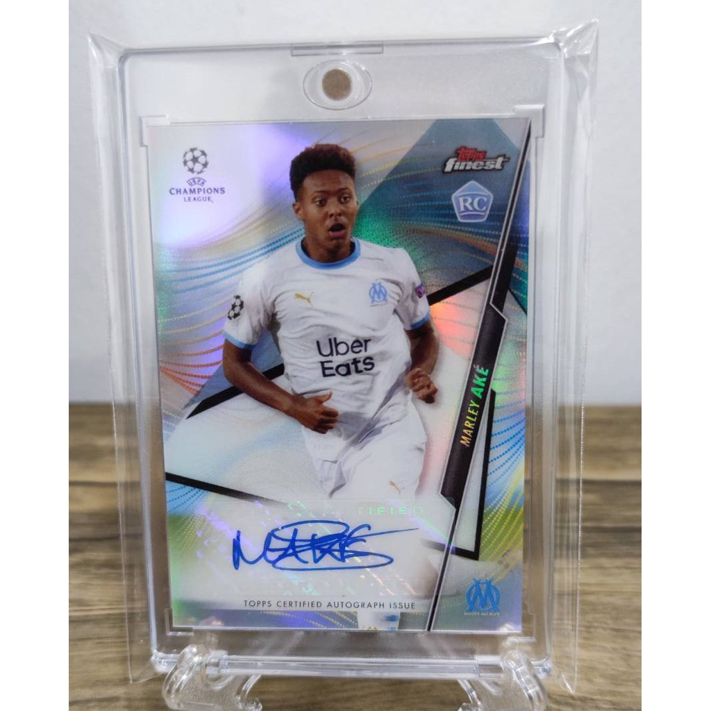 การ์ดนักฟุตบอล Topps Finest UEFA   marley ake