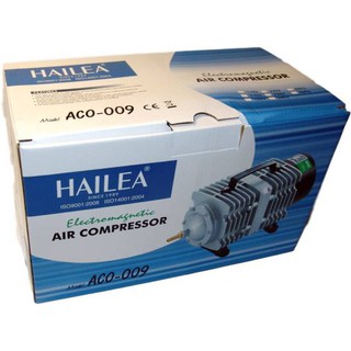 HAILEA ACO 009 ปั๊มลมระบบลูกสูบ ปั้มลมบ่อปลา กำลัง120w