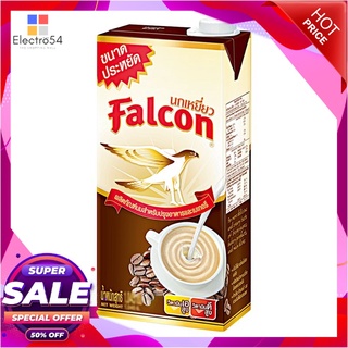 นกเหยี่ยว นมข้นจืด 1000 มล.กาแฟและครีมเทียมFalcon Sterilized Recombined Flavoured Milk for Cooking and Bakery 1000 ml