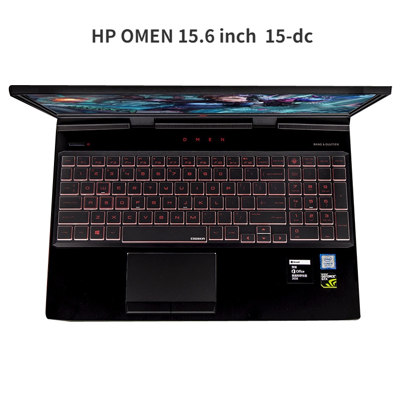 แผ่นซิลิโคนครอบแป้นพิมพ์ กันน้ํา กันฝุ่น สําหรับ OMEN HP 15 นิ้ว 15.6 นิ้ว 15-dc1002TX 15dc0xxx 15-d