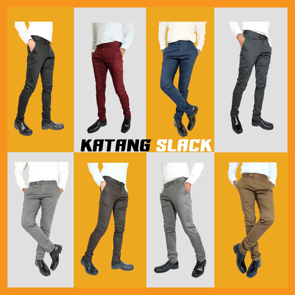 สแล็คชาย ผ้ายืด ผ้าไม่ยืด มีขาเดฟและขากระบอก​เล็ก เบอร์28-36 ระบุไซส์ที่ช่องหมายเหตุ