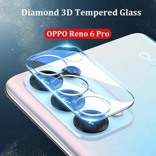 ฟิล์มป้องกันเลนส์กล้อง 3D สําหรับ Oppo Reno 6 5 4 Reno6 Reno5 Reno4 Pro Plus 4G 5G