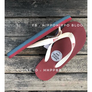 3สี Redwhite Blue Hippo shoe  รองเท้าแตะฮิปโป No.36-37-38-39-40-41-42-43-44-45-46