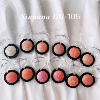 ของแท้ บลัชออนผสมสิมซิมเมอร์ ซิเวียน่า DU105 Sivanna Fantastic Blusher
