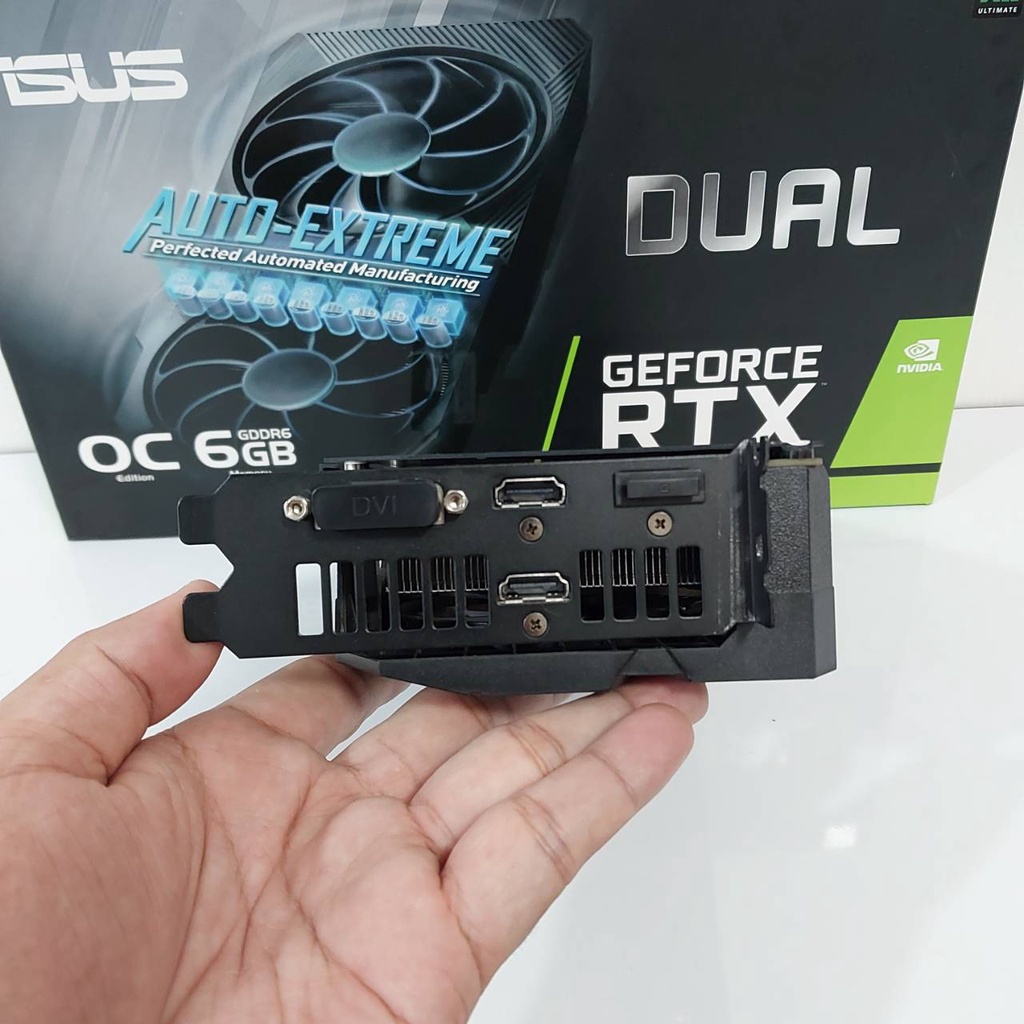 สินค้ามือสอง VGA (การ์ดแสดงผล) ASUS DUAL RTX2060 O6G EVO 6GB GDDR6 ...