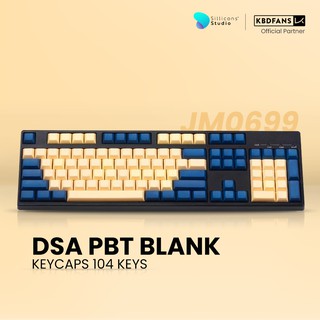 KBDFANS(เคบีดีแฟนส์) Keycap set DSA PBT BLANK 104KEYS