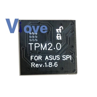 การ์ดรีโมตรักษาความปลอดภัย Tpm 2.0 14 Pin SPI TPM2.0 สําหรับ ASUS Motoard