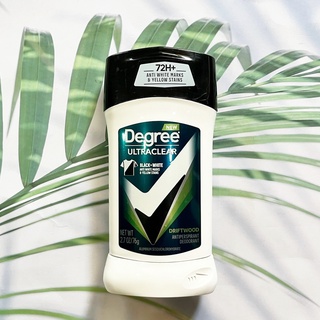 (Degree®) Men UltraClear Black+White Driftwood Antiperspirant Deodorant Stick 76g โรลออนสติ๊ก ผลิตภัณฑ์ระงับกลิ่นกาย