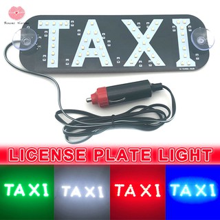 Taxi LED ป้ายเตือนกันกระแทก DC 12v สำหรับรถยนต์