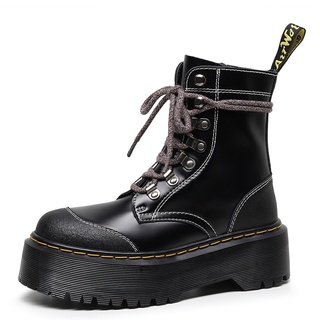 Dr. Martens Jadon Platform Boots 8 Hole Moreno Womens 1460 Side Zipper Martin Thick Sole Shoes
