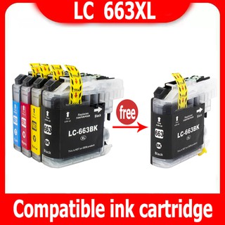 LC 663 หมึก LC 663XL สีดำ LC663XL ตลับหมึกสำหรับ Brother MFC-J2320 MFC-J2720