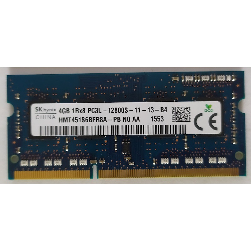 RAM 4GB Hynix PC3L-12800S HMT451S6BFR8A-PB 0F40DE2E