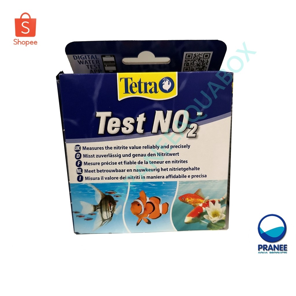 Tetra test No2 ชุดทดสอบค่าน้ำ No2 , น้ำยาทดสอบค่าน้ำ, น้ำยาวัดค่าน้ำ