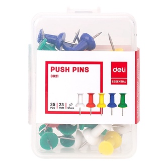 หมุดปักอเนกประสงค์   Color Push Pin ขนาด 1 นิ้ว