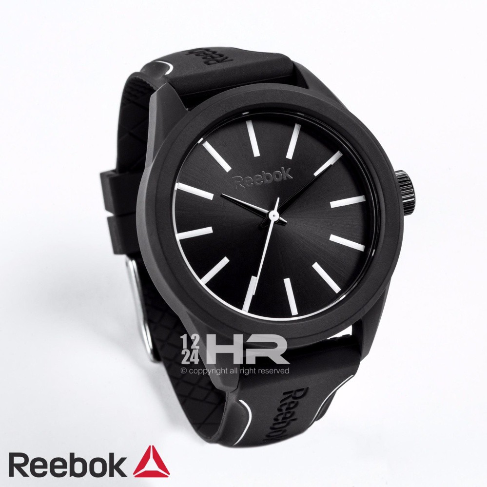 Reebok นาฬิกาข้อมือผู้ชาย รุ่น RF-SPD-G2-PIBIB-BW - Black รับประกันศูนย์ 1 ปี ของแท้