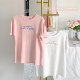 New York Sports Tee เสื้อยืดทรง Oversize นิดๆ ผ้าดีใส่สบาย