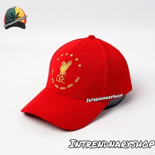 หมวกฟุตบอล ทีมลิเวอร์พูล Liverpool Fc ใส่เล่นกีฬา ปีกโค้ง Sport Cap Baseball Cap