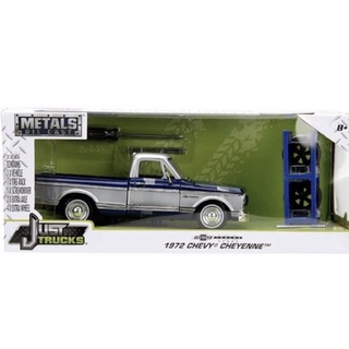 1:24 1972 Chevy Cheyenne + ชุดเปลี่ยนล้อ[Jada]