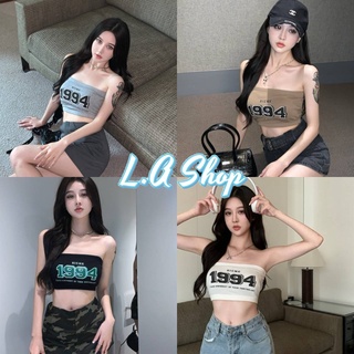 L.A Shop พร้อมส่ง เสื้อเกาะอก มีฟองน้ำ ผ้านิ่มลื่นลาย 1994 อย่างเท่กำลังมาก "FY1994"