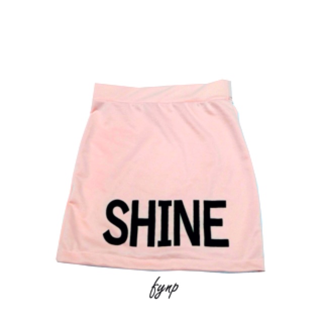 SHINE SKIRT - PINK