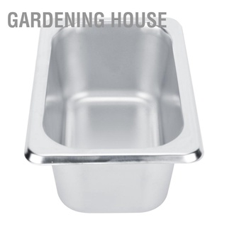 Gardening House ถาดสเตนเลส ทรงสี่เหลี่ยม สําหรับใส่อาหารบุฟเฟ่ต์