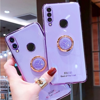 เคสโทรศัพท์มือถือ ซิลิโคนนุ่ม พร้อมแหวนขาตั้ง หรูหรา สําหรับ Huawei Nova 5T 7 7i 9 9SE Nova 3i 3e Nova 4 4e