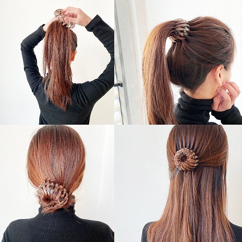 เคเอฟ162 เกาหลียอดนิยมรังรูปร่างคงที่ลูกชิ้นหัวกรงเล็บคลิปจับอุปกรณ์ผม - รูปที่ 4