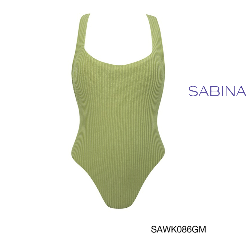 Sabina ชุดว่ายน้ำ Swimwear รุ่น Collection Swim Swimwear'22 รหัส  SAWK086GM สีเขียว