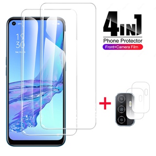 4 IN 1 ฟิล์มกระจกนิรภัย สําหรับ Realme 7i 5 5s 5i 6i X50 X7 Pro 4G 5G X50Pro X7Pro 5Pro HD ฟิล์มหน้าจอโทรศัพท์ ฟิล์มกล้อง ฟิล์มเลนส์ ฟิล์มป้องกันรอยขีดข่วน