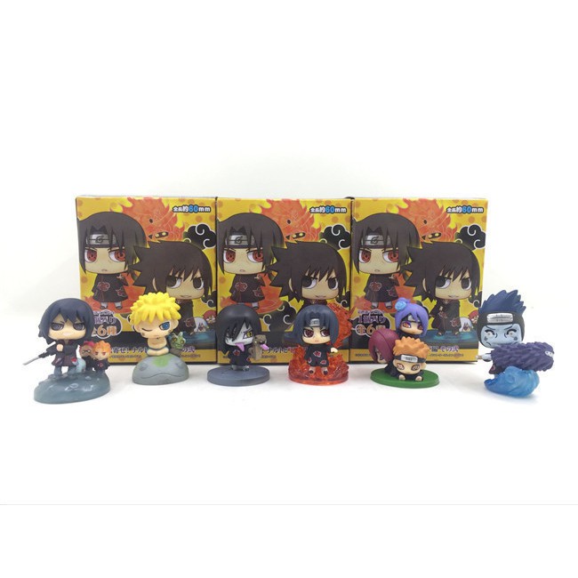 Blind Box Naruto 1 7th Generation 6 Naruto Daquan Naruto Xiaopian กล่อง ...