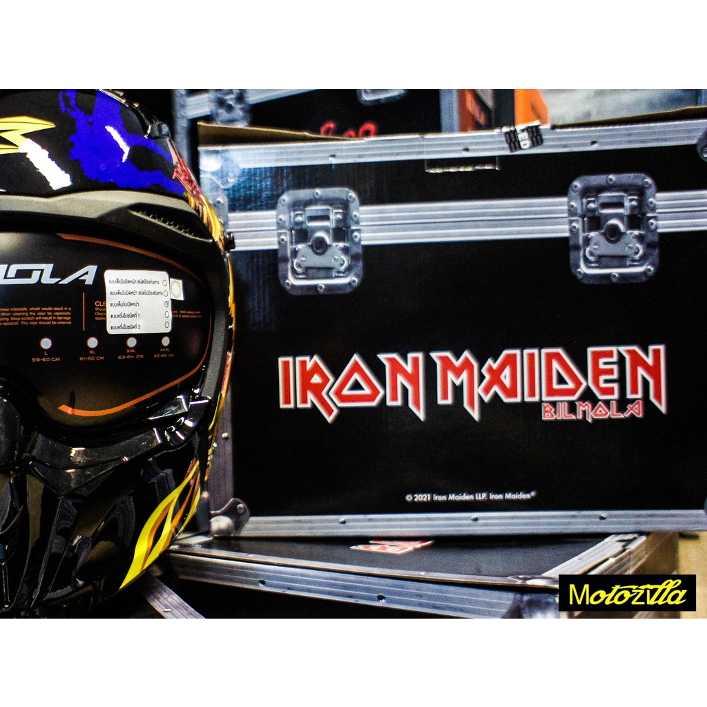 หมวกกันน็อค Bilmola Spiker X Iron Maiden