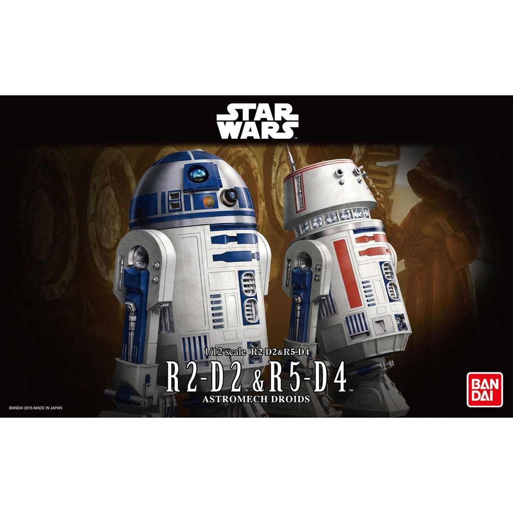 1/12 R2-D2 & R5-D4 BANDAI - Star Wars