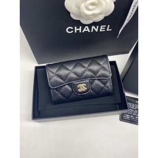 พร้อมส่ง ส่งฟรี chanel card/coin wallet holo31 ของแท้