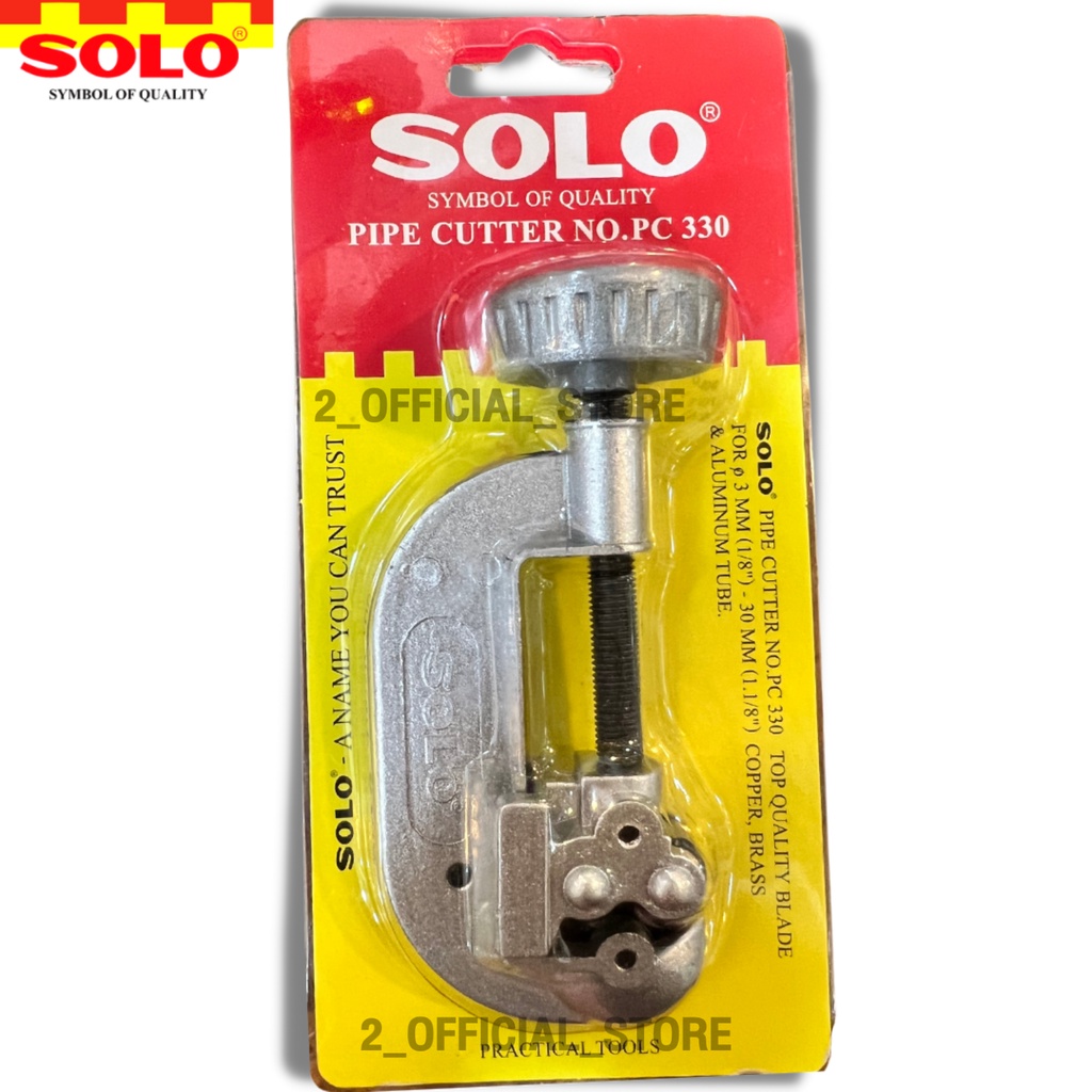 SOLO Pipe Cutter คัตเตอร์ตัดท่อ คัทเตอร์ตัดท่อ ท่อแอร์ ทองแดง อลูมิเนียม ตัด รุ่น PC330